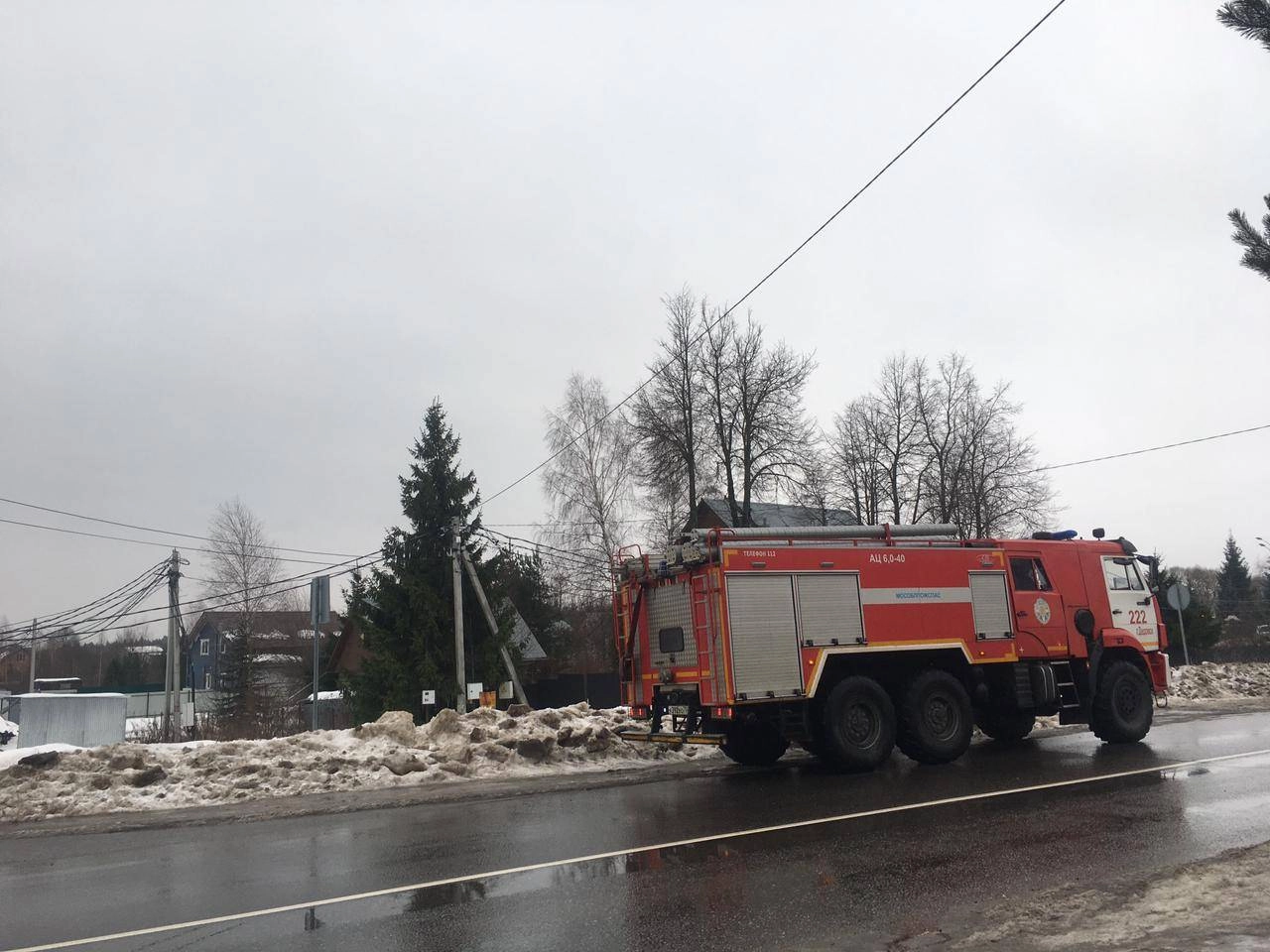 Новости - Шок! - В деревне Ленино сгорели два магазина - Истра.РФ